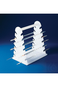 Bel-Art Pipetsteunrek; 22cm en langer, 12 plaatsen, 9½ x 7 x 11½ in.,...